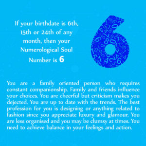 Numerological Soul Number 6